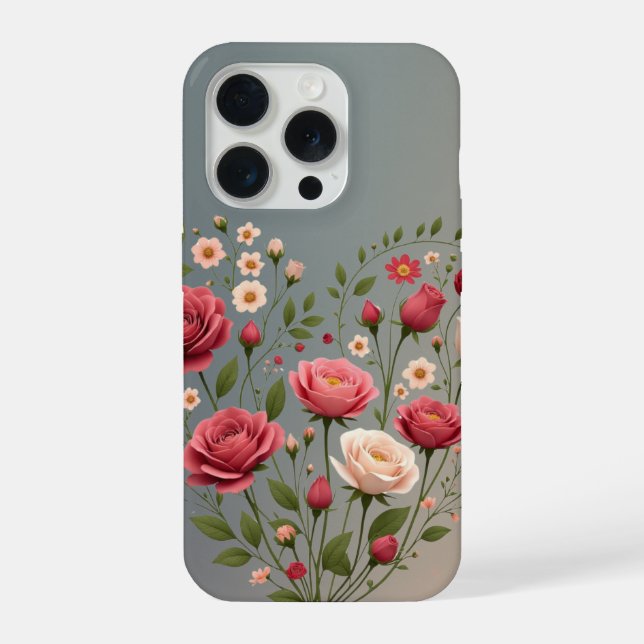 Love in Bloom Iphone Case (Back)