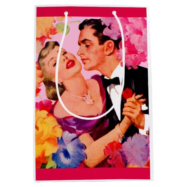 love in bloom medium gift bag (Front)