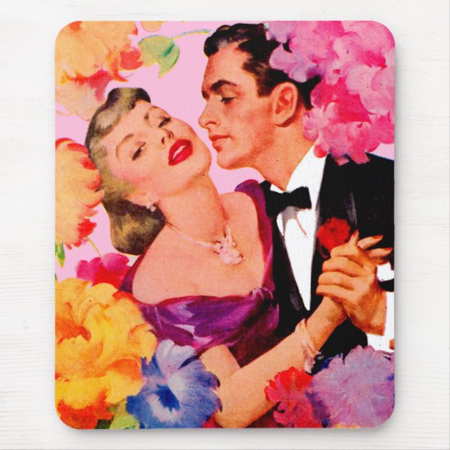 love in bloom mouse pad (Front)