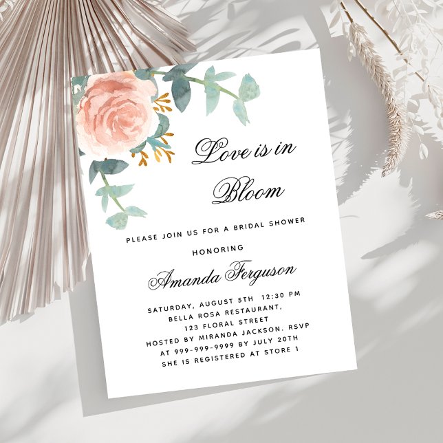 Love in bloom rose gold budget Bridal Shower (Creator Uploaded)