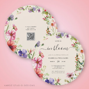 Love in Bloom Spring Bridal Shower Invitation