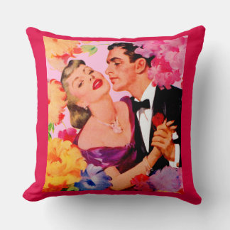 love in bloom throw pillow