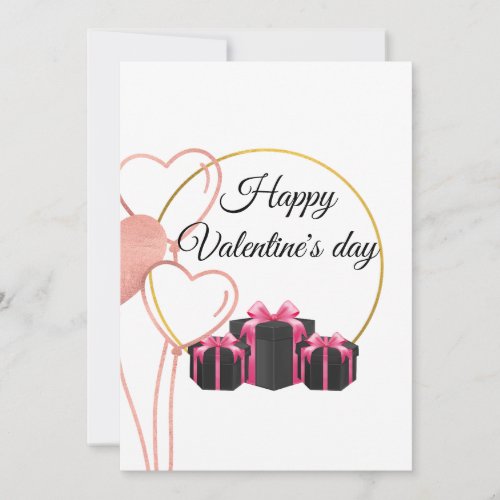 Love in Bloom Valentines Day  Holiday Card