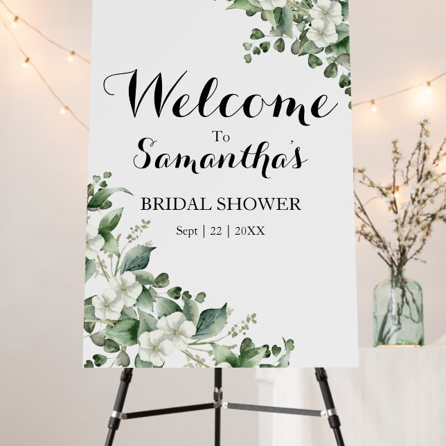 Love in Bloom: Welcome to the Bridal Foam Boards (In Situ (Stand))