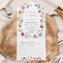 Love In Bloom Wildflower Bridal Shower All In One Invitation