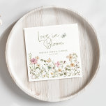 Love in Bloom Wildflower Bridal Shower Napkins<br><div class="desc">Experience the enchantment of watercolor florals with these delightful Love in Bloom Wildflower Bridal Shower Napkins. The captivating design,  inspired by nature's beauty,  adds a touch of magic and elegance to your special day,  ensuring a memorable experience for you and your guests.</div>