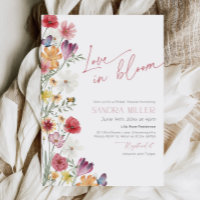 Love in Bloom Wildflower Butterfly Bridal Shower