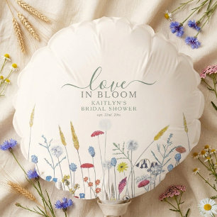 Love in Bloom Wildflower Meadow Bridal Shower Balloon