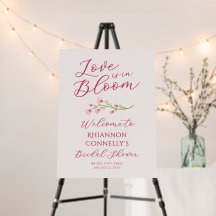 Love In Bloom Wildflowers Welcome Bridal Shower