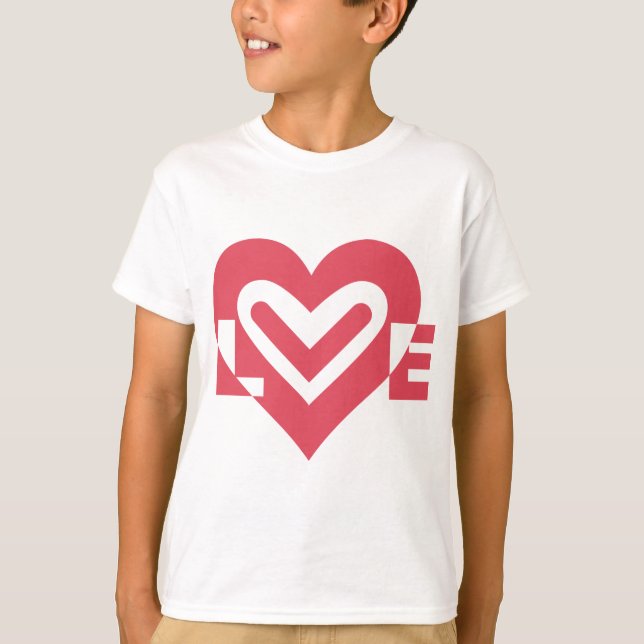 Love in Cherry Pink T-Shirt (Front)