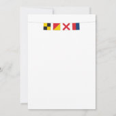 LOVE in Colorful Nautical Signal Flags (Back)