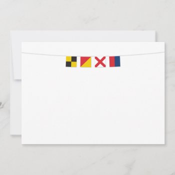 Love In Colorful Nautical Signal Flags by Charmalot at Zazzle