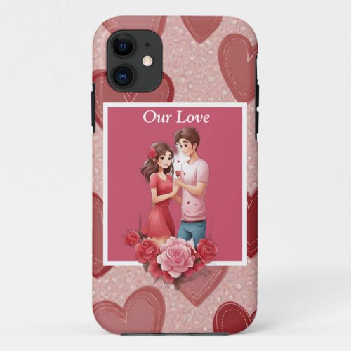 Love in Design Crafting Hearts Together iPhone 11 Case