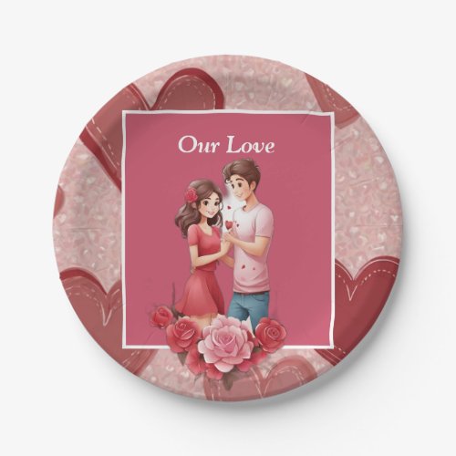 Love in Design Crafting Hearts Together Paper Plates