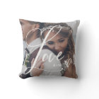 Love in Elegant Script | Two Photo with Heart