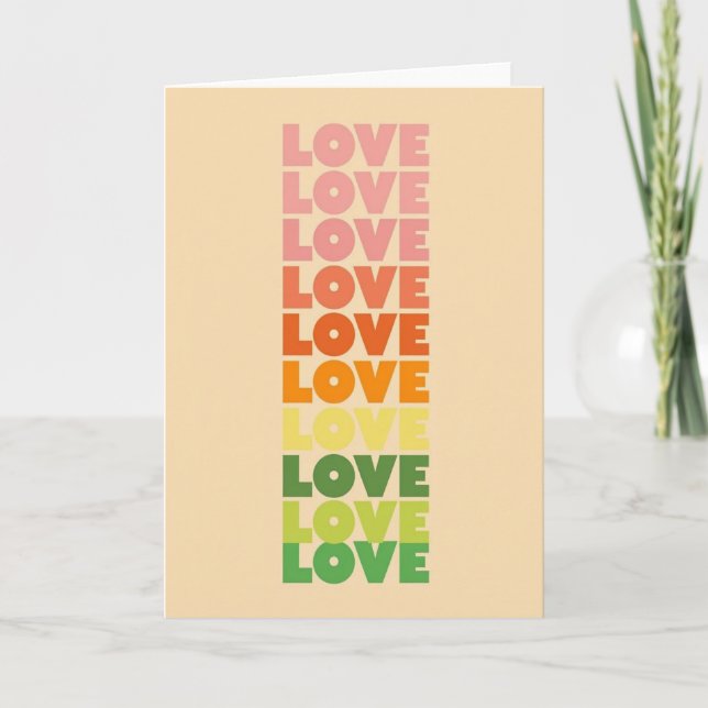 Love In Every Color Card (Front)