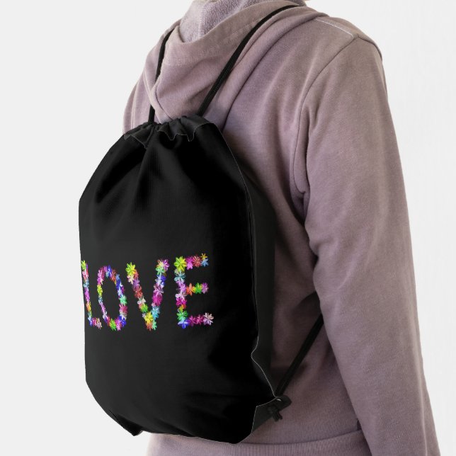 Love in Every Form | Inspirational  Drawstring Bag (Insitu)