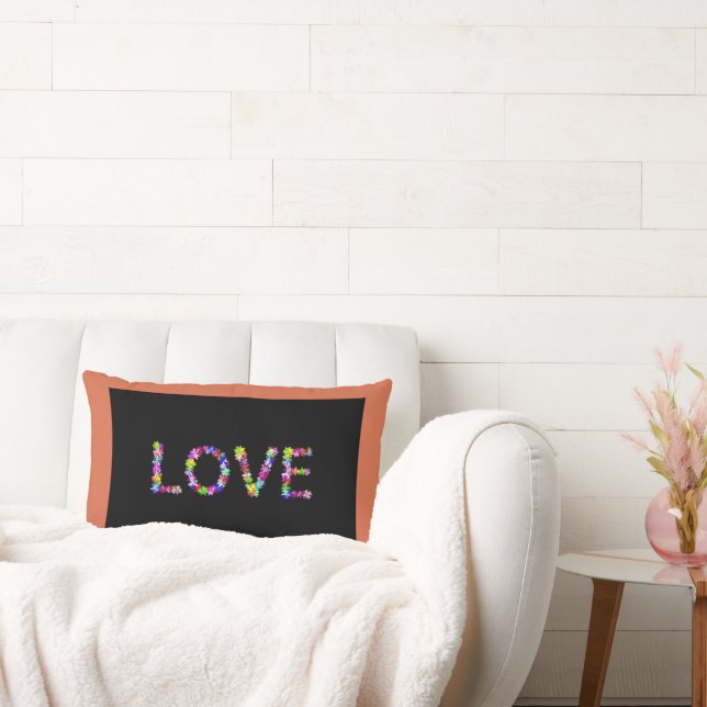 Love in Every Form | Inspirational  Lumbar Pillow (Couch)