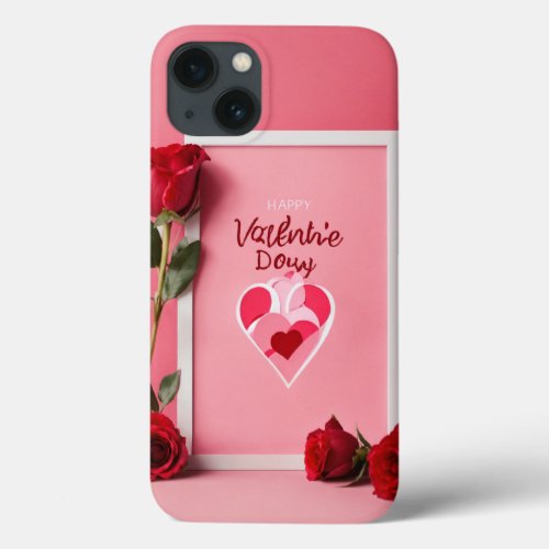Love in Every PixelValentines Day Edition iPhone 13 Case