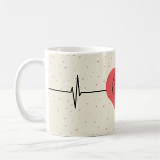 Love in Every Sip – Heartbeat Mug for Couples
