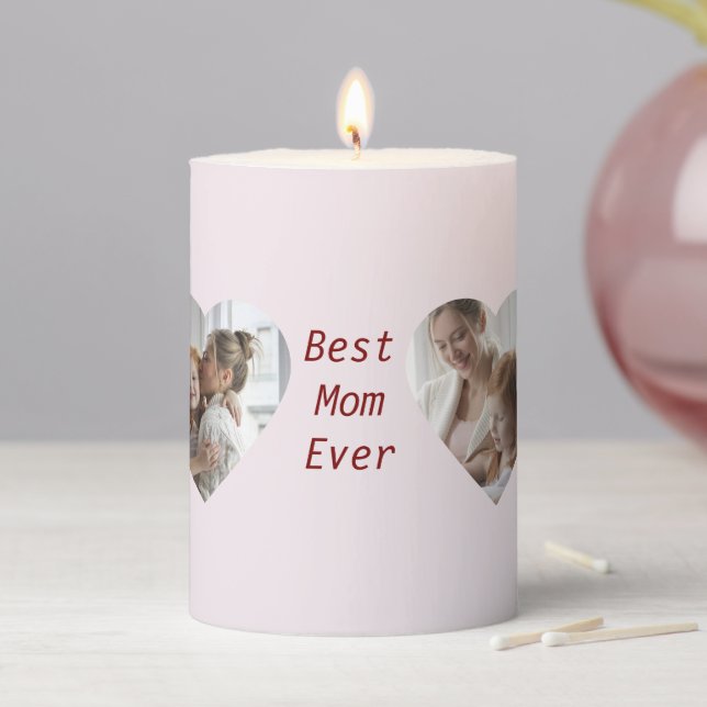Love in Every Smell – Heart Photos Candle for Mom (In Situ)