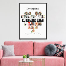 Love in Frames Heart 20 Photo Collage Romantic