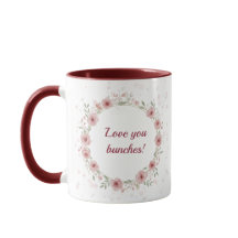 Love in Full Bloom Floral Watercolor Mug