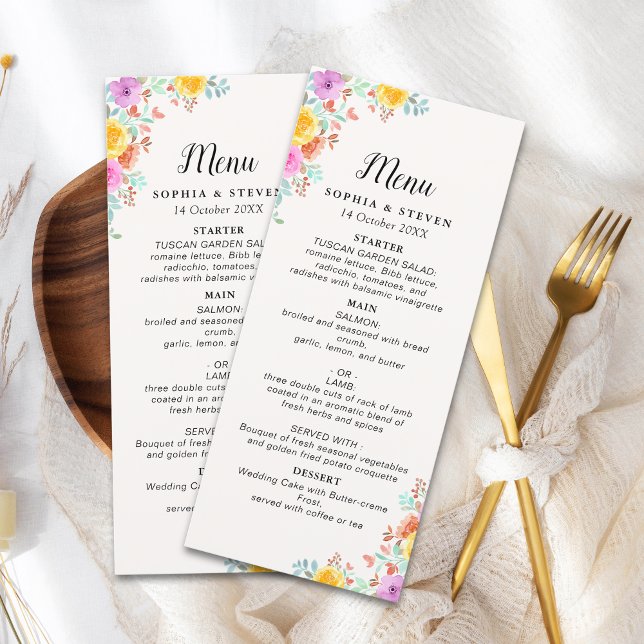 Love in Full Bloom – Springtime Wedding Program (Creator Uploaded)