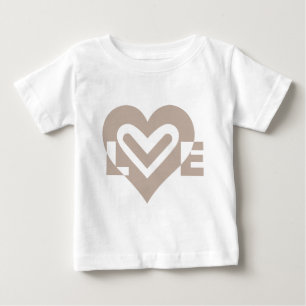 Love in Gray Baby T-Shirt