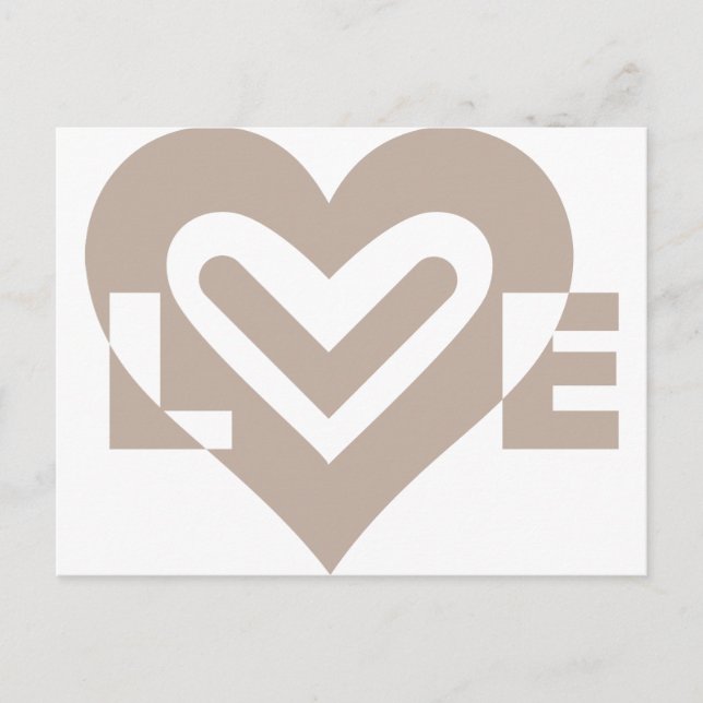 Love in Gray Postcard (Front)