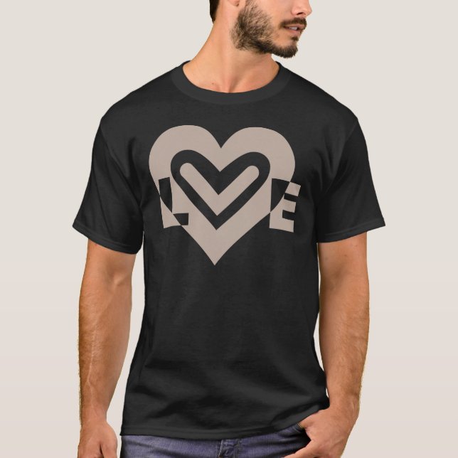 Love in Gray T-Shirt (Front)