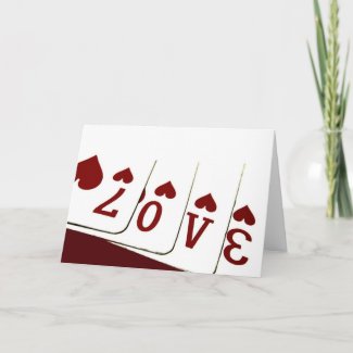 Love in Heart Playing Cards