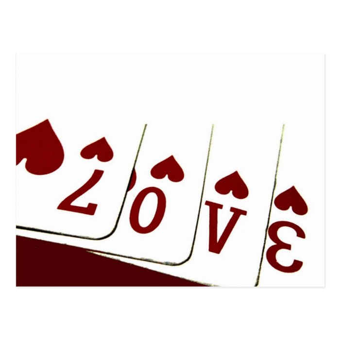 Love in Heart Playing Cards | Zazzle