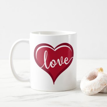 love in heart valentines coffee mug