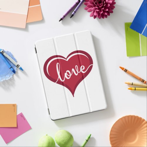 love in heart valentines iPad air cover