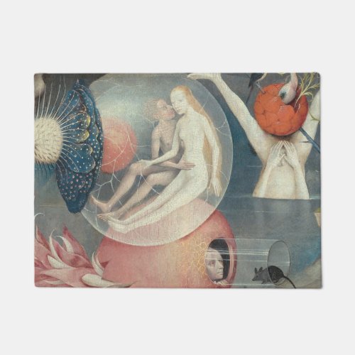 Love In Hell By Hieronymus Bosch Doormat