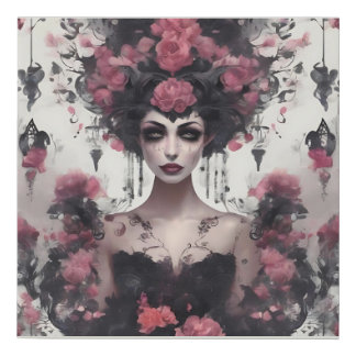 Love in Lace Faux Canvas Print