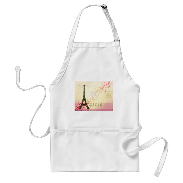 Love in Paris Adult Apron (Front)