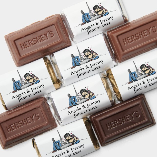 Love in Paris Hershey's Miniatures (Assorted)