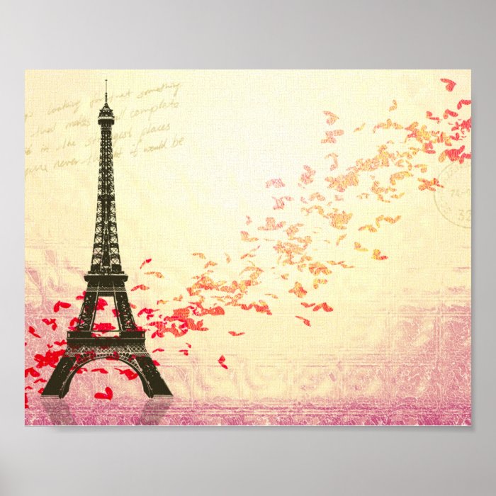 Love in Paris in the springtime Posters