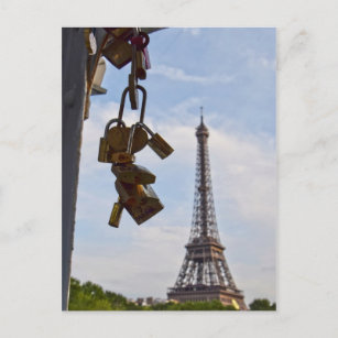 Love in Paris Postcard