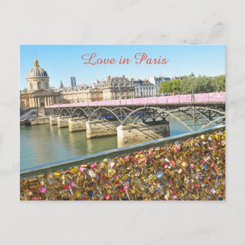 Love in Paris Postcard