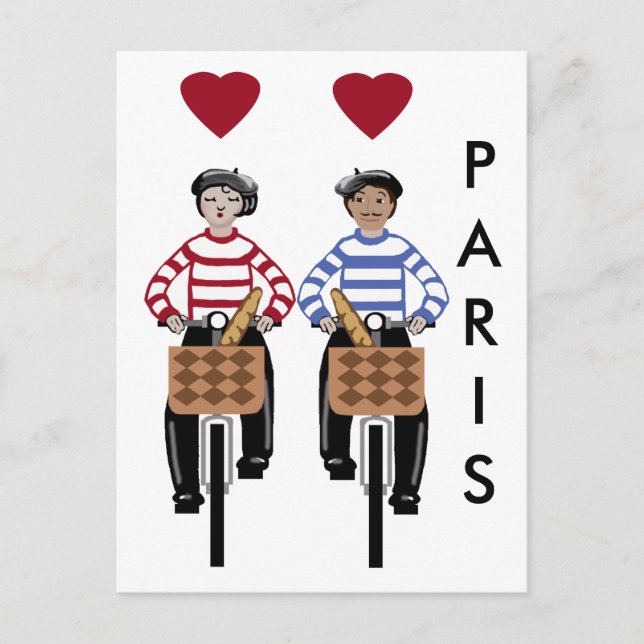 Love in Paris Postcard (Front)