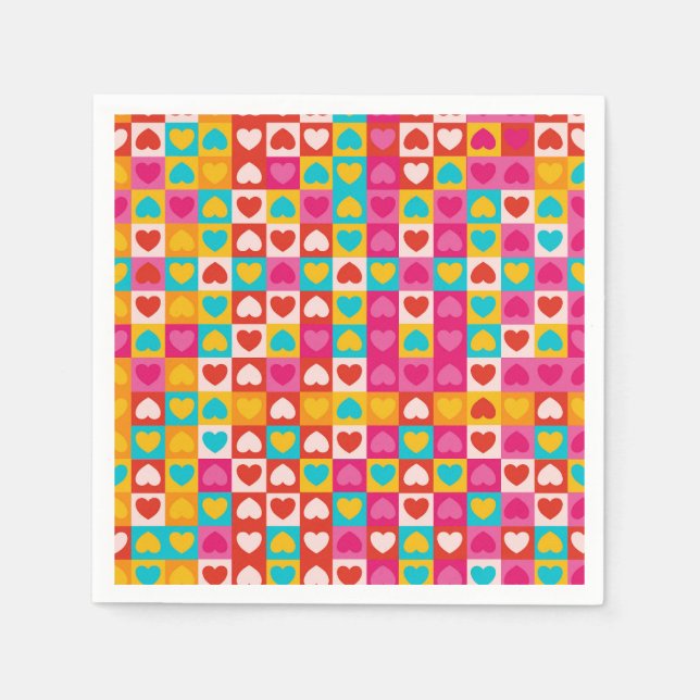 Love in Patterns Napkins (Front)