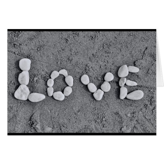 Love in Pebbles Cards (Front Horizontal)