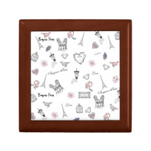 Love in Peris Bohemian Chic Floral Boho Girl Gift Box