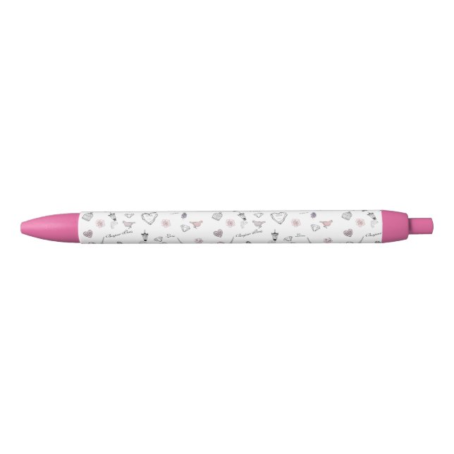Love in Peris Bohemian Chic Floral Boho Girl Pen (Front)
