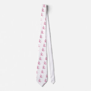 Love in Pink (Kanji) Neck Tie