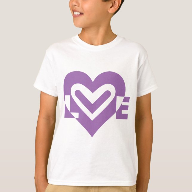 Love in Purple T-Shirt (Front)