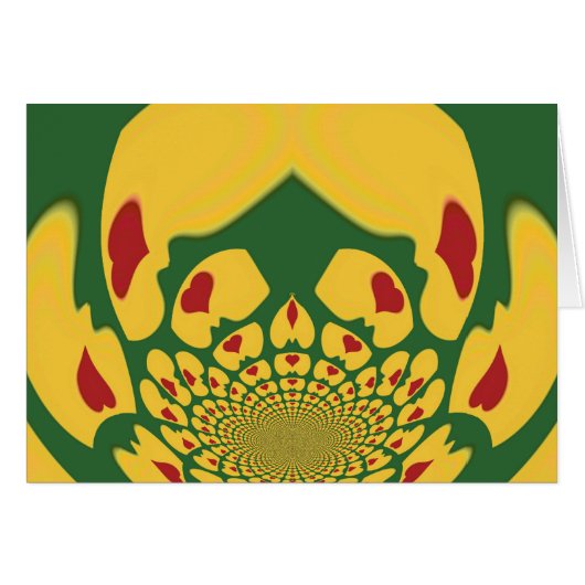 Love in Rasta Colors: Reggae Hearts (Front Horizontal)